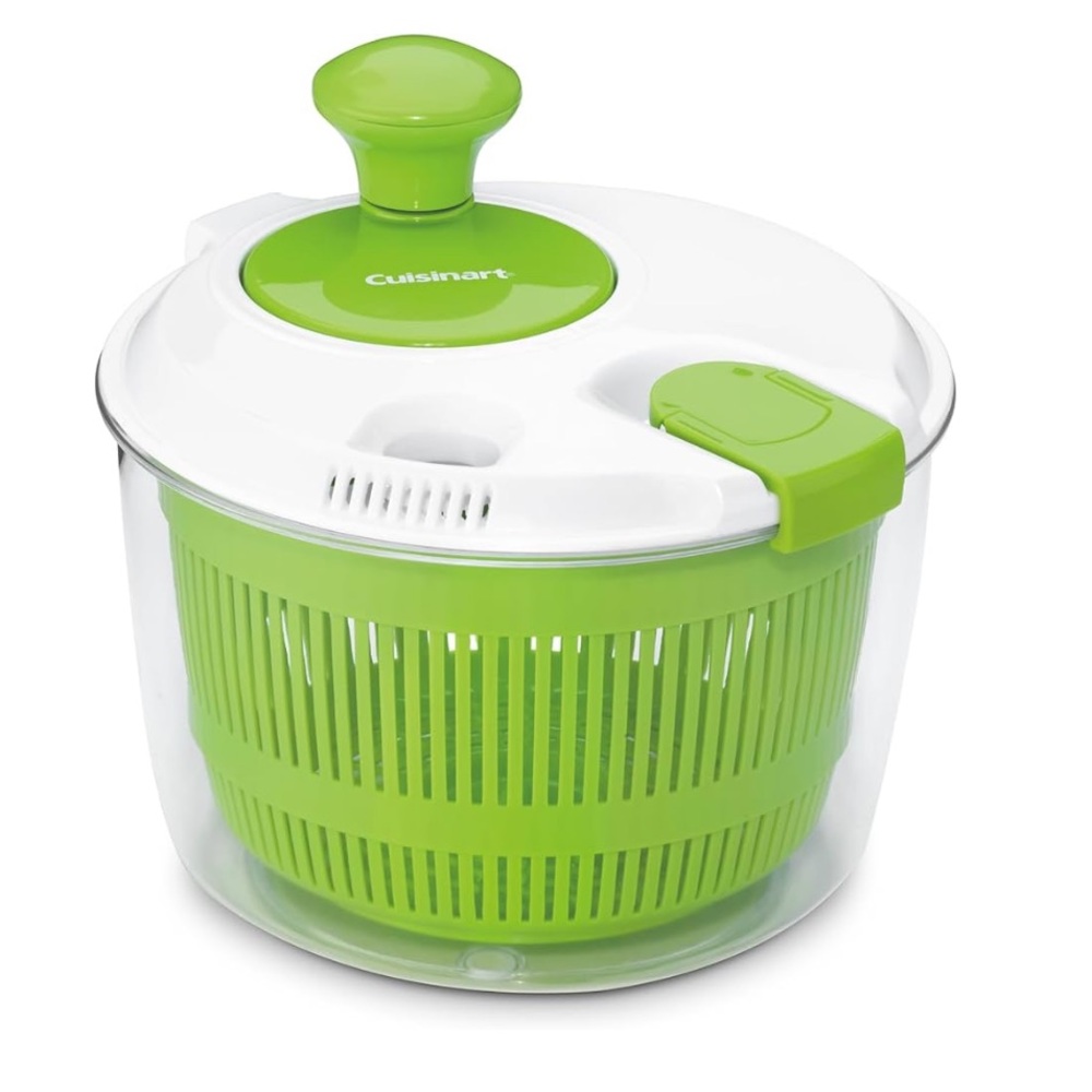 Cuisinart Salad Spinner- Wash, Spin & Dry Salad Greens, Fruits & Vegetables, 3qt
